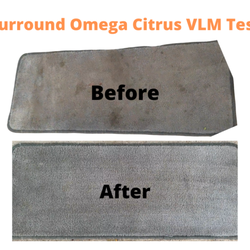 Classic Touch Floor Care - Here's a test cleaning of a 15 year old sample piece of carpet that hasn't been cleaned in years and had a lot of food and soil on it.