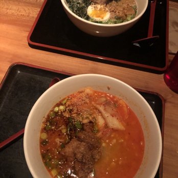 RAMEN-SAN - Bottom: Kimchi & Fried Chicken noodle - Ramen Near Me - Chicago, Illinois RAMEN-SAN - Bottom: Kimchi & Fried Chicken noodle - Ramen Near Me - Chicago, Illinois