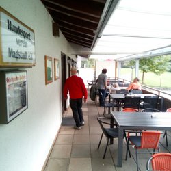 Vereinsgaststätte Hundesportverein Magstadt - Die Außenterasse der Vereinsgaststätte  (02.09.2017)