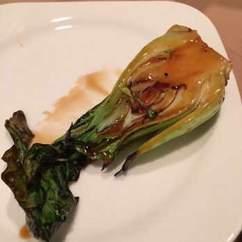 Bistro 118 - First course - grilled bokchoy - Diners Near Me - Tampa, Florida