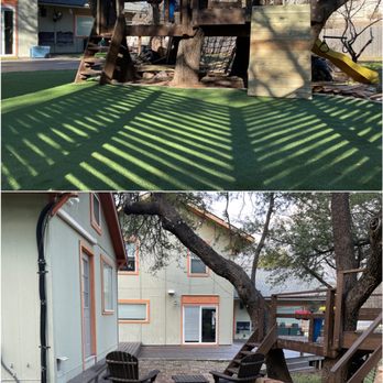 Southern Love Landscaping & Design - Before/after brick to turf - Landscaping Near Me - Austin, Texas Southern Love Landscaping & Design - Before/after brick to turf - Landscaping Near Me - Austin, Texas
