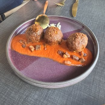 No Ordinary Rabbit - Chorizo and Date Meatballs - Wine Bars Near Me - St. Louis, Missouri No Ordinary Rabbit - Chorizo and Date Meatballs - Wine Bars Near Me - St. Louis, Missouri
