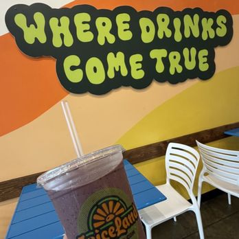 JuiceLand  - Originator. Substitution: carrot juice for apple juice. Delicious! - Juice Bars & Smoothies Near Me - Bellaire, Texas