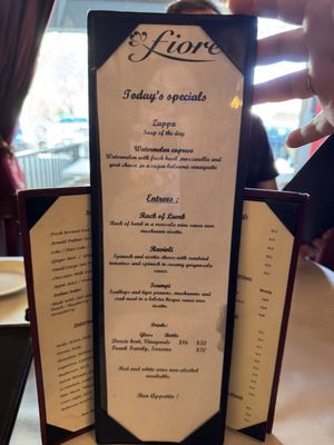 Menu photo 5 Fiore Restaurant Concord, CA