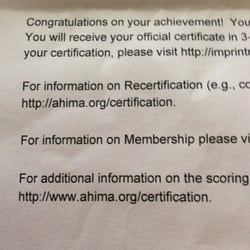 Pearson Professional Centers - Yaaaaaaayyyyyyy for me!!!!!!