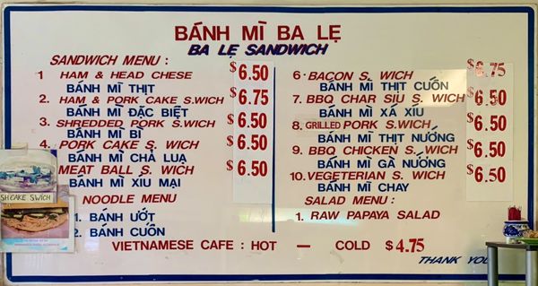 Bánh Mì Ba Lẹ by null