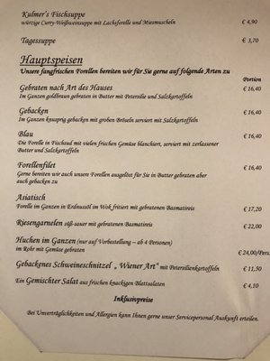 Menu photo 2 Restaurant Kulmer Birkfeld, 6
