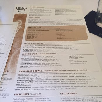 Bonefish Grill - Menu - Seafood Near Me - Huntersville, North Carolina Bonefish Grill - Menu - Seafood Near Me - Huntersville, North Carolina