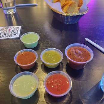 Taco Maya - So many incredible salsas - Bars Near Me - Chicago, Illinois