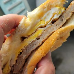 Sam's Deli - Sausage egg and cheese