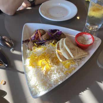 Aria Restaurant - $17 Falafel plate not worth it. Falafel not good very dry and lacking flavor. Couple tablespoons of hummus and dry rice - Persian/Iranian Near Me - San Marcos, California Aria Restaurant - $17 Falafel plate not worth it. Falafel not good very dry and lacking flavor. Couple tablespoons of hummus and dry rice - Persian/Iranian Near Me - San Marcos, California