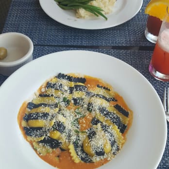 Atlantica - Lobster ravioli in vodka sauce, yum! - New American Near Me - Long Beach, New York Atlantica - Lobster ravioli in vodka sauce, yum! - New American Near Me - Long Beach, New York