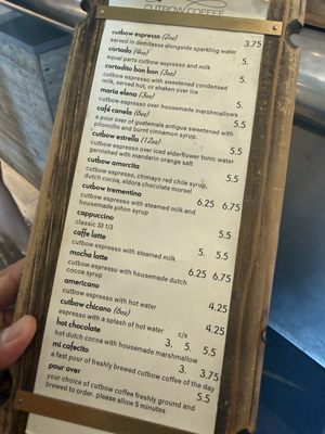 Menu photo 2 Cutbow Coffee Roastology Albuquerque, NM