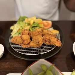 Yoshitsune Restaurant - Fried oyster dinner