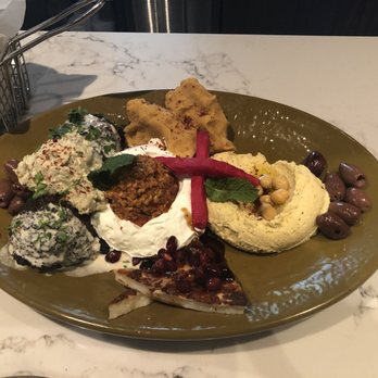 Anoush'ella - Mezze platter for two - Lebanese Near Me - Boston, Massachusetts