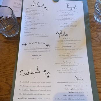 Gertrude's - Brunch menu - New American Near Me - Brooklyn, New York