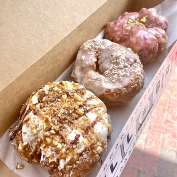 Parlor Doughnuts - Turtle Cheesecake, Sandy Beach, Raspberry Pistachio - Coffee & Tea Near Me - Pensacola, Florida Parlor Doughnuts - Turtle Cheesecake, Sandy Beach, Raspberry Pistachio - Coffee & Tea Near Me - Pensacola, Florida