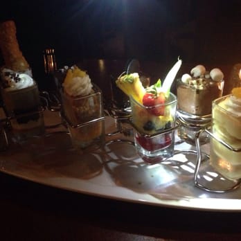 Seasons 52 - This is how they bring out the desserts for you to choose! - New American Near Me - Costa Mesa, California Seasons 52 - This is how they bring out the desserts for you to choose! - New American Near Me - Costa Mesa, California