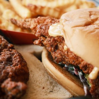 Dave's Hot Chicken - medium chicken slider - Chicken Shop Near Me - Columbia, Maryland Dave's Hot Chicken - medium chicken slider - Chicken Shop Near Me - Columbia, Maryland