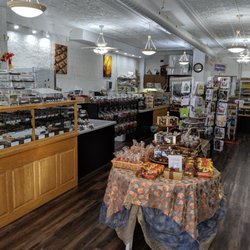 Lynne Marie's Candies - Our candy on display inside the store.