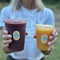 Funky Fresh Juice - Boogie Nights Smoothie & Here Comes the Sun Juice
