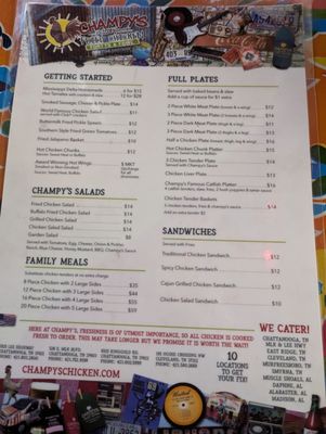 Menu photo 5 Champy's Famous Fried Chicken Chattanooga, TN Menu photo 5 Champy's Famous Fried Chicken Chattanooga, TN