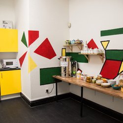 The Clockwork Door - Unlimited tea, coffee and biscuits