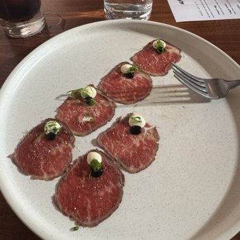 Au Courant - Wagyu Tataki - Modern European Near Me - Omaha, Nebraska