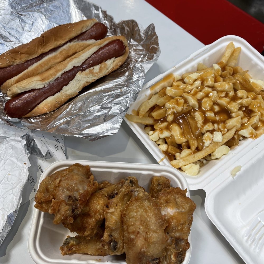Costco Wholesale - Polish and Beef hotdog, poutine and 10 wings - Department Stores Near Me - Ancaster, Ontario Costco Wholesale - Polish and Beef hotdog, poutine and 10 wings - Department Stores Near Me - Ancaster, Ontario