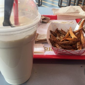 All About Burger - Medium fried and large shake - Burgers Near Me - Arlington, Virginia