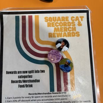 Square Cat Vinyl - Love the buttons! - Coffee & Tea Near Me - Indianapolis, Indiana Square Cat Vinyl - Love the buttons! - Coffee & Tea Near Me - Indianapolis, Indiana