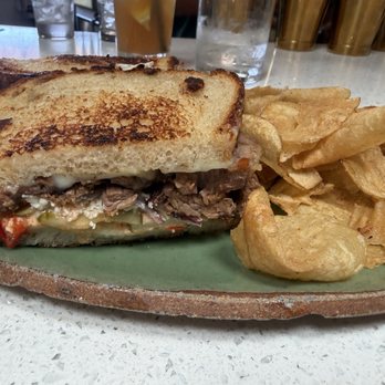 Moo Creamery - Braised brisket melt - Burgers Near Me - Bakersfield, California Moo Creamery - Braised brisket melt - Burgers Near Me - Bakersfield, California