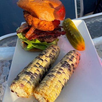 The Deck - Surf and Turf burger - Seafood Near Me - Salisbury, Massachusetts
