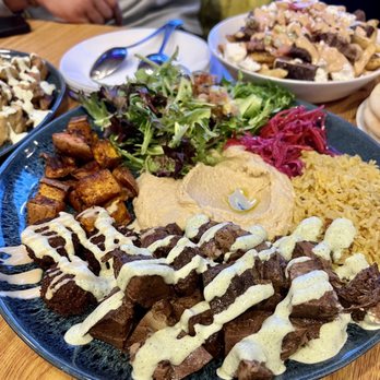 Nosh - Lamb Nosh Platter - Mediterranean Near Me - Park City, Utah Nosh - Lamb Nosh Platter - Mediterranean Near Me - Park City, Utah