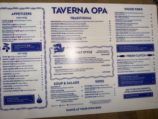 Menu photo 1 Taverna Opa Orlando Orlando, FL Menu photo 1 Taverna Opa Orlando Orlando, FL