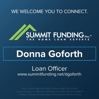 Donna Goforth - Summit Funding - Mortgage Brokers Near Me - Cornelius, North Carolina Donna Goforth - Summit Funding - Mortgage Brokers Near Me - Cornelius, North Carolina
