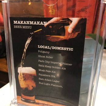 MAKANMAKAN - Beer selection - Indonesian Near Me - Sandy, Utah MAKANMAKAN - Beer selection - Indonesian Near Me - Sandy, Utah