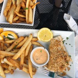 Coconut crushed halibut Coconut crushed halibut