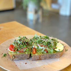 Offset Coffee Roasters - Avocado Toast w/added hard boiled egg