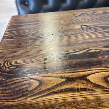 Mountain Mike's Pizza - Greasy slimy table. - Pizza Near Me - Millbrae, California