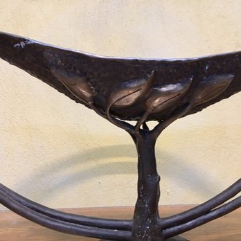 Chicago Architecture Center - Unity Temple=Close-Up of the double rings at the front pulpit area..notice the leaves... - Museums Near Me - Chicago, Illinois
