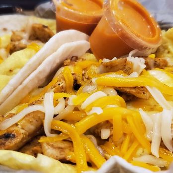 Torchy's Tacos - Ranch hand with grilled chicken on flour, one of my favorites - Tacos Near Me - Houston, Texas Torchy's Tacos - Ranch hand with grilled chicken on flour, one of my favorites - Tacos Near Me - Houston, Texas