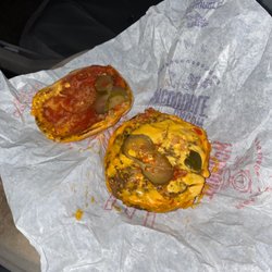 McDonald's - Looks like he chewed the pickle n threw it in the burger