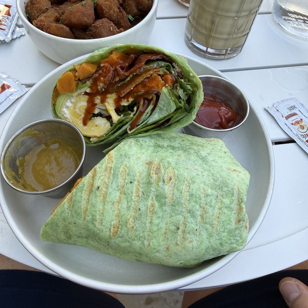 Full Circle Kitchen and Sound - Breakfast burrito, the sweet potato was a negative - Breakfast & Brunch Near Me - Covina, California Full Circle Kitchen and Sound - Breakfast burrito, the sweet potato was a negative - Breakfast & Brunch Near Me - Covina, California