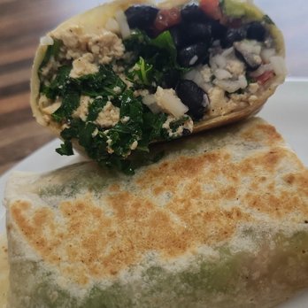 Victory Caffe - Green Vegan Burrito (not on the menu but always available) - Coffee & Tea Near Me - Van Nuys, California