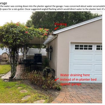 J. R. & Sons Rain Gutters - Flashing on garage - Gutter Services Near Me - Van Nuys, California J. R. & Sons Rain Gutters - Flashing on garage - Gutter Services Near Me - Van Nuys, California