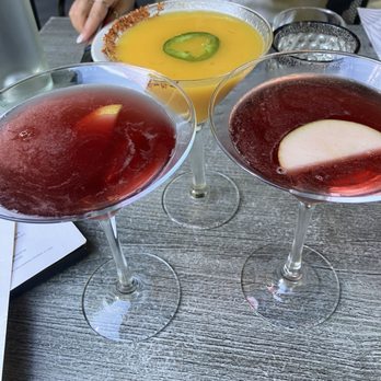 Glass Wine Bar Kitchen - drinks- mango jalapeño margarita, pomegranate and pear cocktail - Tapas/Small Plates Near Me - Hawley, Pennsylvania Glass Wine Bar Kitchen - drinks- mango jalapeño margarita, pomegranate and pear cocktail - Tapas/Small Plates Near Me - Hawley, Pennsylvania