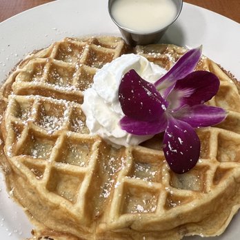 Guieb Cafe - Poi Mochi Waffles - New American Near Me - Honolulu, Hawaii