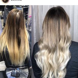 From brassy gold to icy blonde From brassy gold to icy blonde