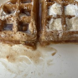 Churro Waffle (half eaten) Churro Waffle (half eaten)